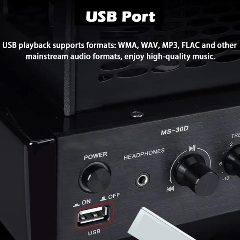 Audio Youtube Music Free - HIFI 2.1Ch Vacuum Tube Amp Bluetooth