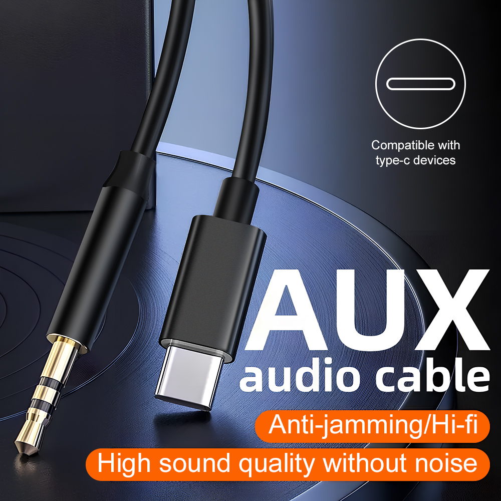 Audio Music Link - Type-C to 3.5mm AUX Audio Cable