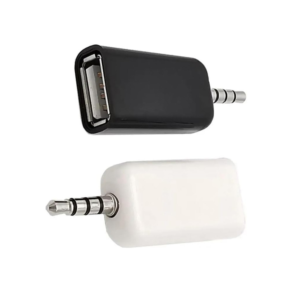 Audio Music Only - AUX to 3.5mm Audio Adapter-USB A