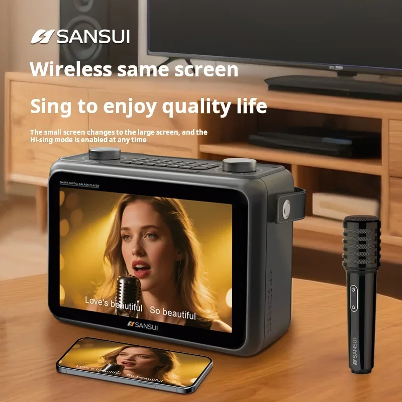 SANSUI K115 Video Karaoke Blue - Audio Music Lyrics review and price