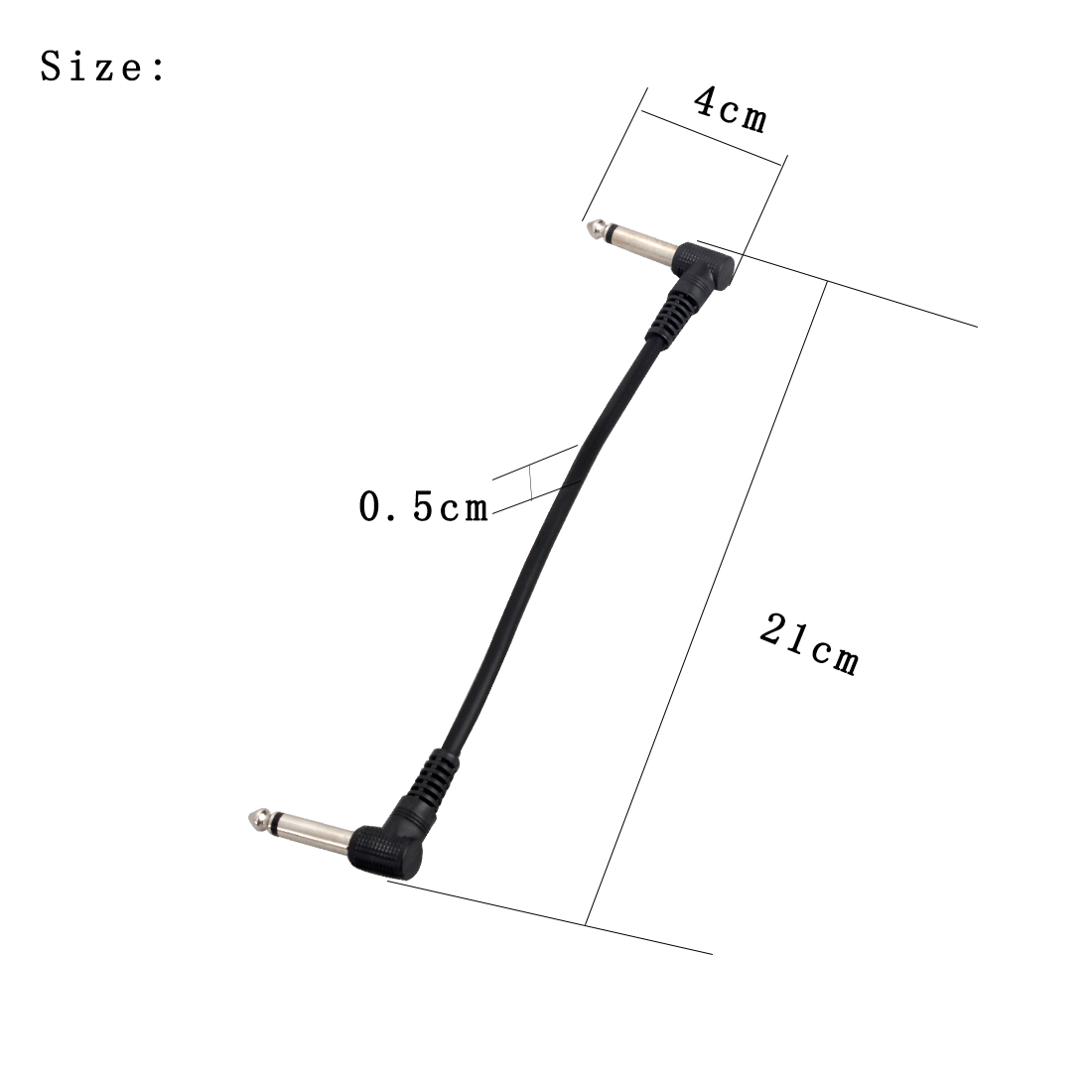 6 Pcs Guitar Effect Pedal Cabl - Audio Music Link review and price