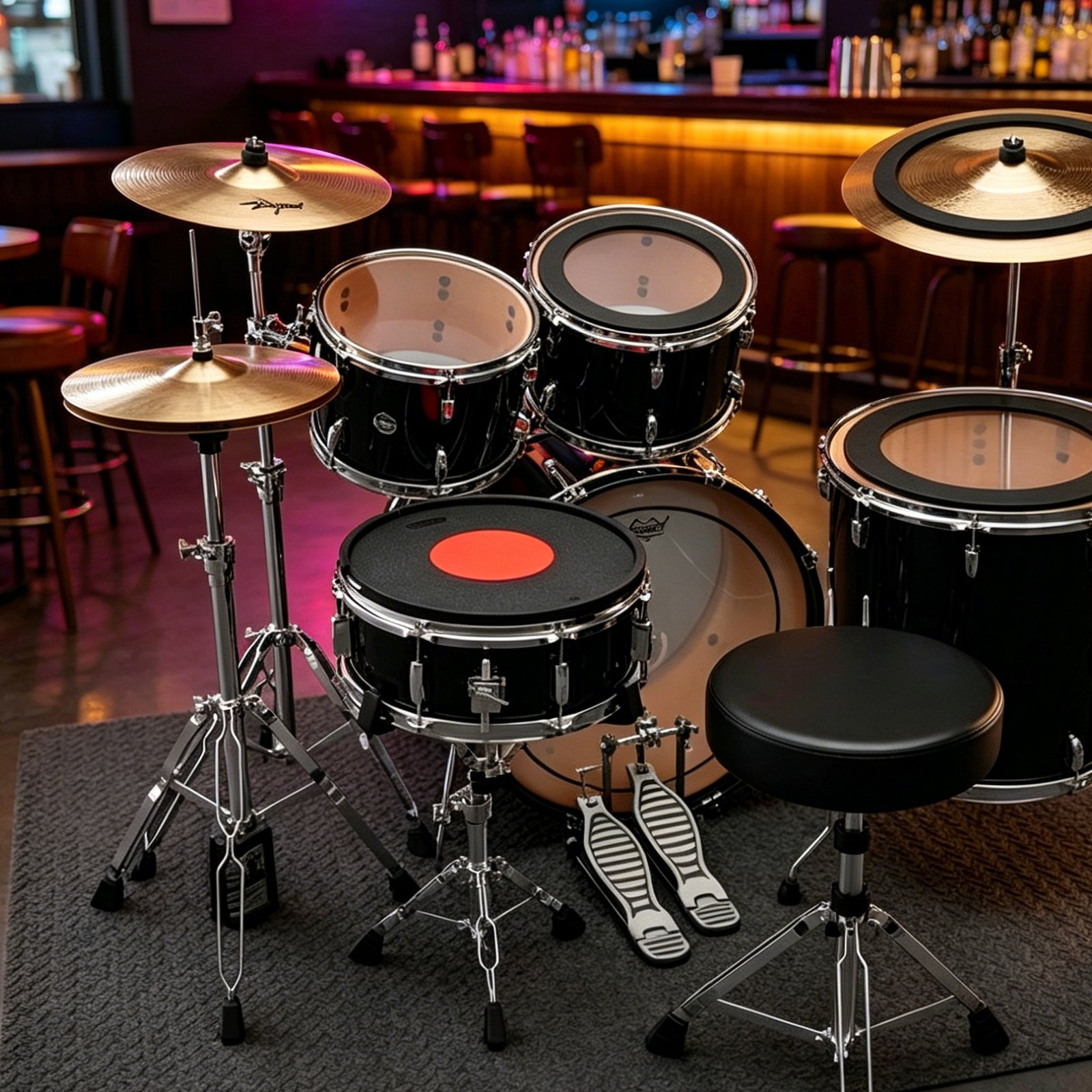 Rubber Drum and Cymbal Mutes N - Drum Practice Pad review and price