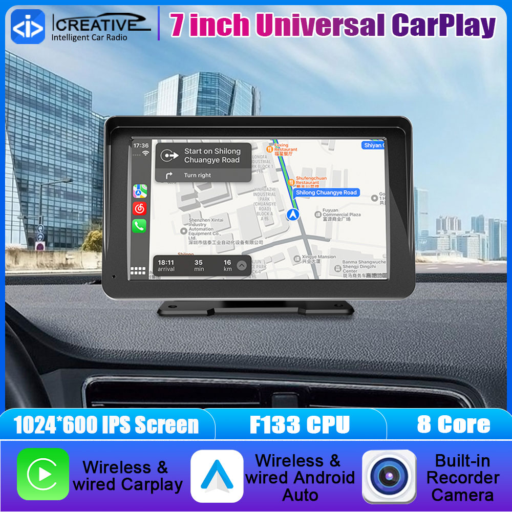 7inch Wireless CarPlay & Andro - Audio Music Only review and price