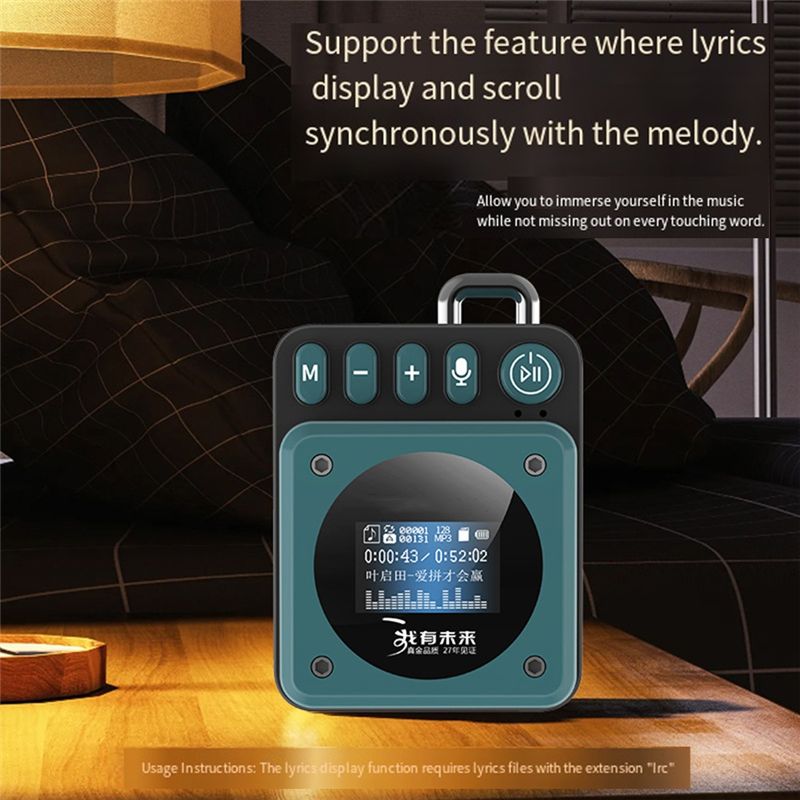 RISE-MP3 Music Player Recorder - Audio Music Lyrics review and price