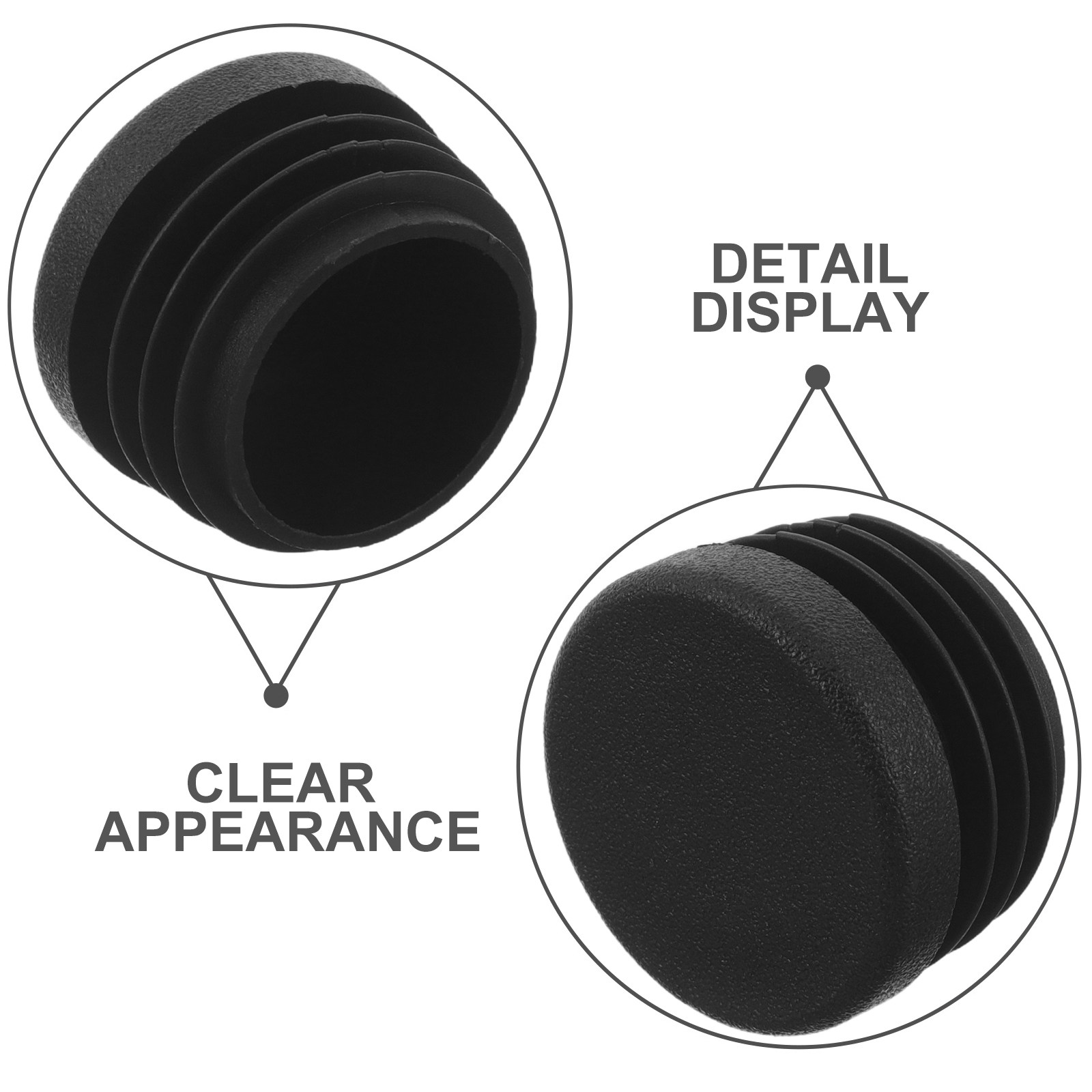16Pcs Black Round Plastic Tube - Audio Youtube Music Free review and price