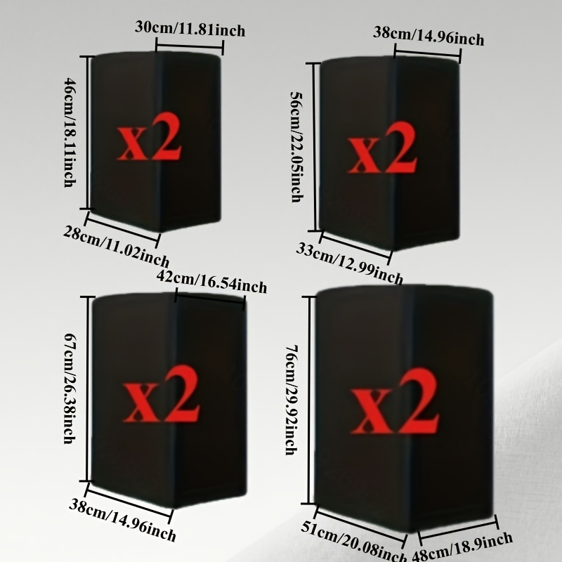 2PCS Black Oxford Cloth Speake - Audio Music Only review and price