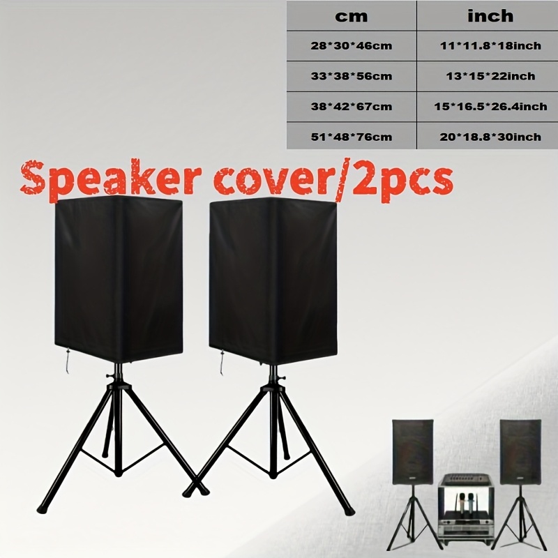 2PCS Black Oxford Cloth Speake - Audio Music Only review and price