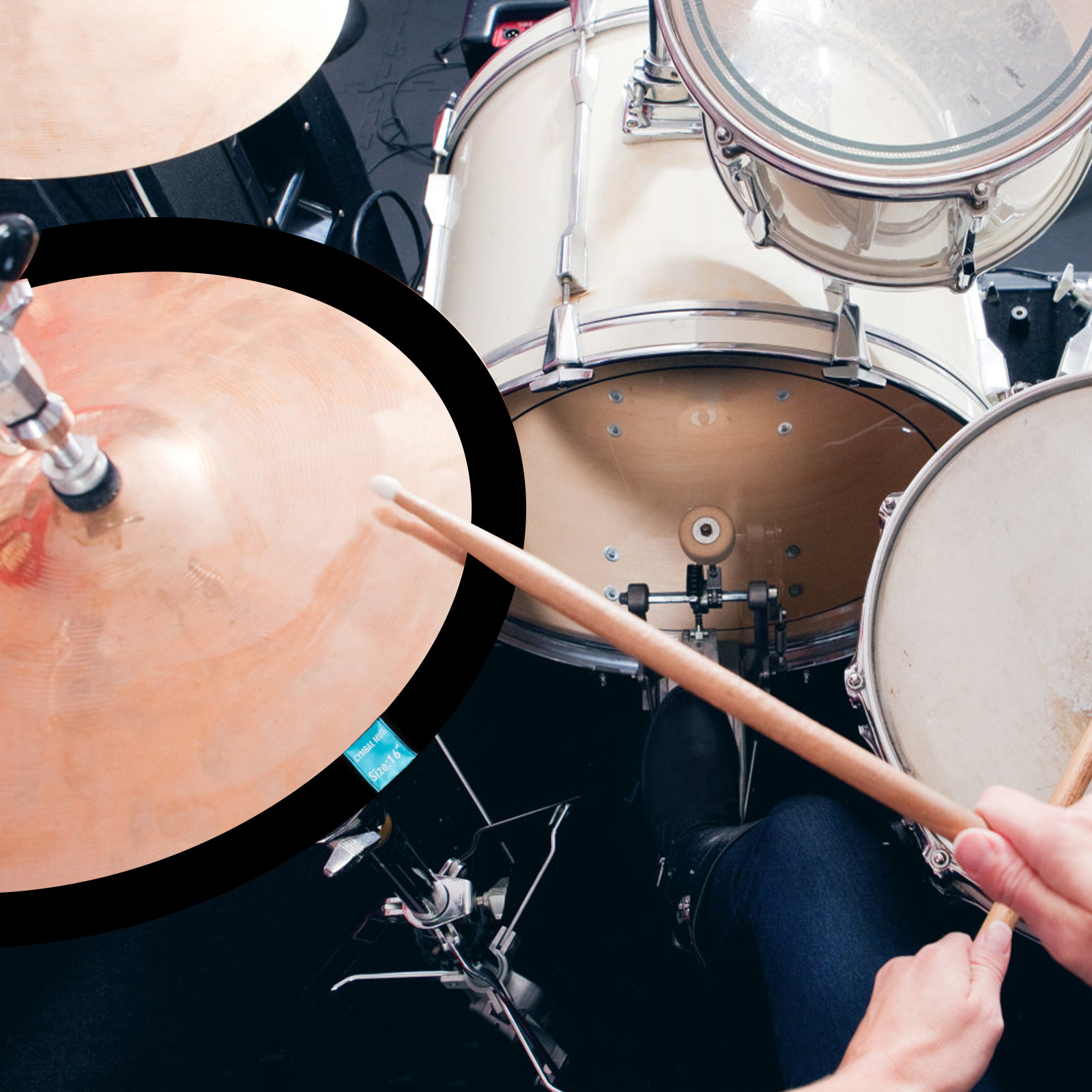 4Pcs Cymbal Mute Circles Profe - Drum Practice Pad review and price