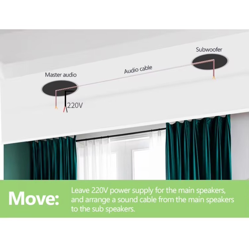 BLE Wireless Ceiling Speaker,  - Audio Music Link review and price