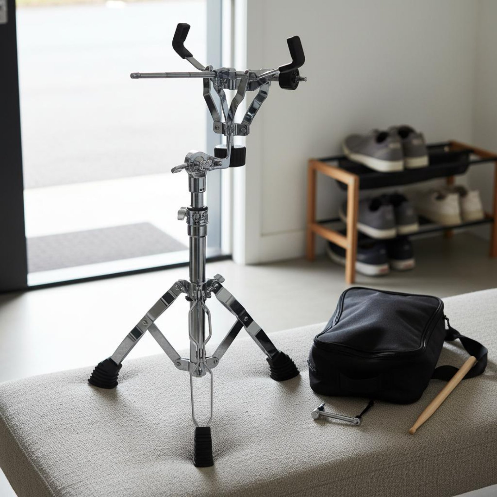 Snare Drum Stand Foldable Prac - Drum Practice Pad review and price