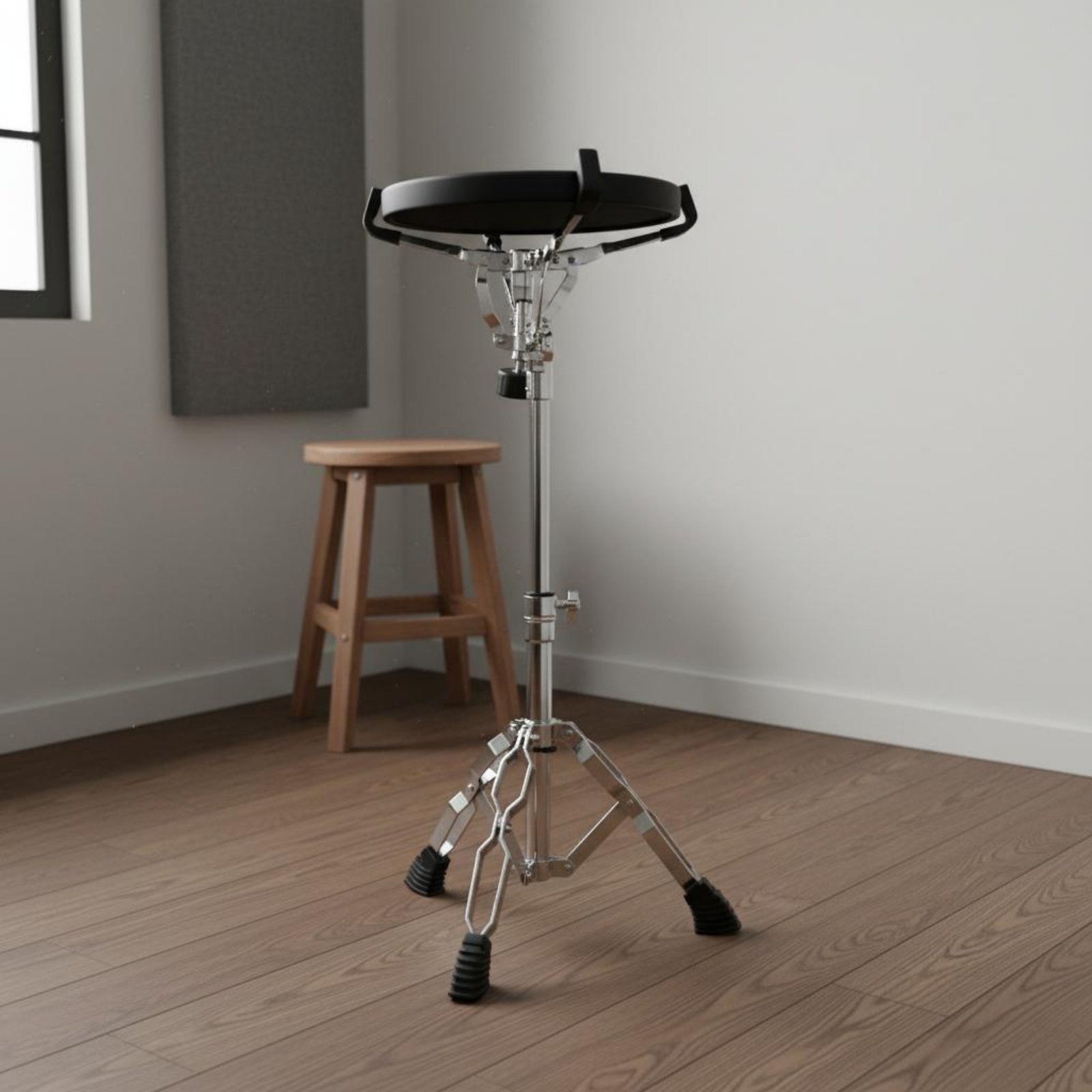 Snare Drum Stand Foldable Prac - Drum Practice Pad review and price
